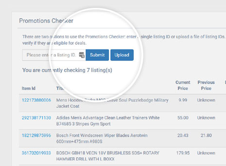 Promotions Checker Image